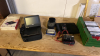 BOX-TABLET DVD PLAYER & WRITER CD'S RECORDS CAMERAS ETC
