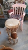 CHAIR & TRIBAL DRUM