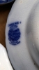 3 BOXES BURLEIGHWARE BLUE & WHITE DINNER WARE