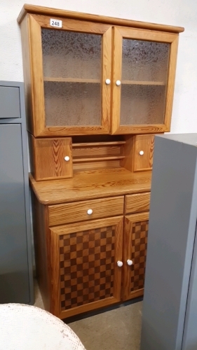 PINE KITCHEN CABINET