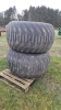 PAIR FLOATATION WHEELS & TYRES 700X50X265 TO FIT 10 STUD COMMERCIAL AXLES AND JCB FASTRACS.