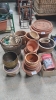 ASSORTED GARDEN POTS ETC