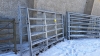 2 - 8FT AND 1 - 10FT CATTLE HANDLING GATES