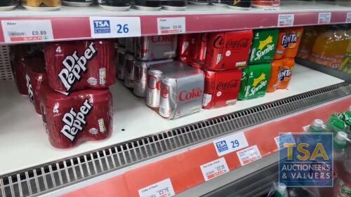 26 No. 4x330ml Packs Dr Pepper, Diet Coke, Coca Cola Zero