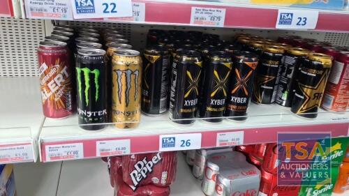 Quantity 500ml Cans Various Energy Drinks