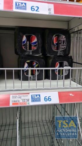 4 No. 8x330ml Packs Pepsi Max Lime