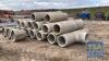 15 No. Concrete Pipes - 2.3m x 0.45m c/w 3 No. 0.4m x 0.45m