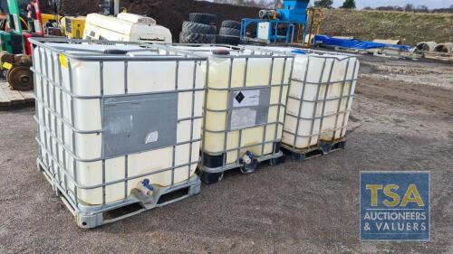 3 No. IBC Tanks