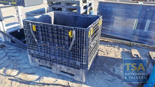 PLASTIC FOLDING STORAGE CRATE