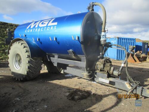 Major 2050L GP Single Axle Vacuum Tanker c/w Flotation