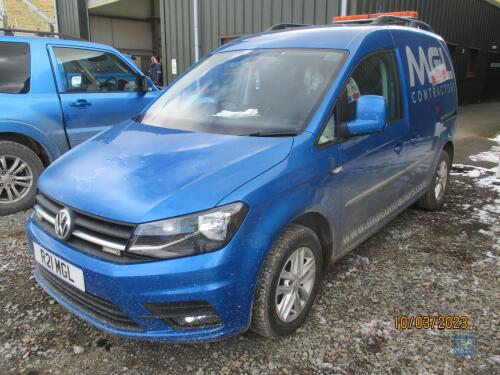 R21 MGL - VW Caddy C20 Highline TDI Panel Van - Date of 1st