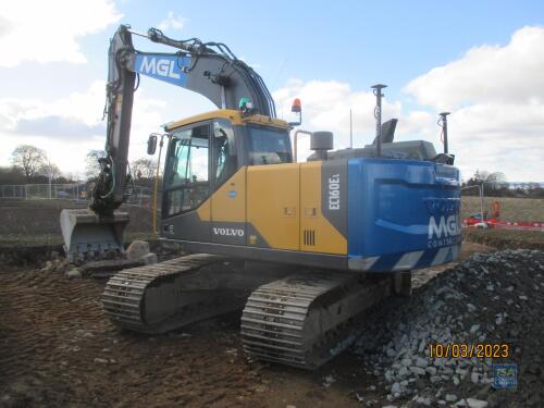 Volvo EC160EL Steel Tracked Excavator c/w Topcon GPS and X20