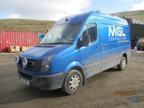 R15 MGL - VW Crafter CR35 Bluemotion T Panel Van - Date of