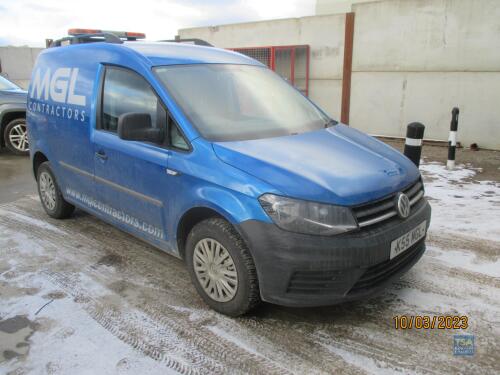 K55 MGL - VW Caddy C20 Startline TDI Panel Van - Date of 1st