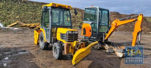 SP56 DHG - Kubota B2410D 4x4 Tractor c/w Front Snowblade and