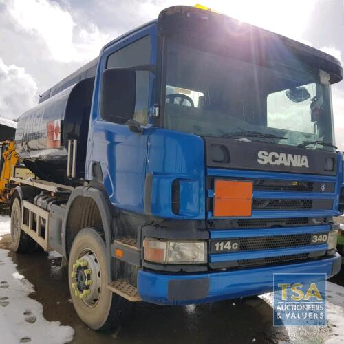 SJ03 FDX - Scania 340 114C 4x2 Fuel Tanker c/w Maidment Tank