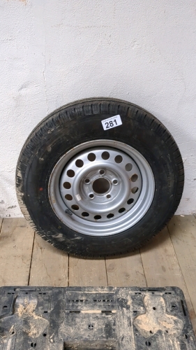 CAR WHEEL & TYRE- 175 R14