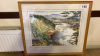 W C PAINTING H A BARCLAY RIVER SCENE