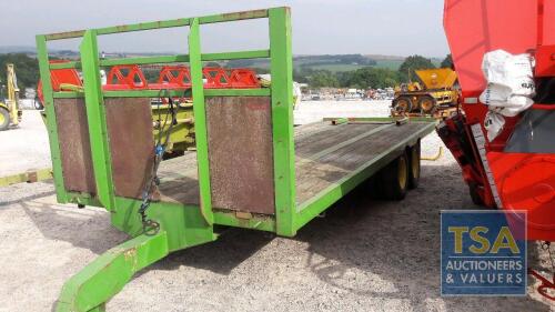 22 FT BALE TRAILER C/W HAKES