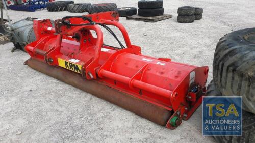 KRM ZENIT AVANT 3000 HYD OFF-SET FLAIL TOPPER 2012 WITH PTO