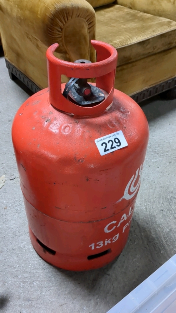 CALOR PROPANE GAS CYLINDER FULL