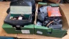 2 BOXES CAMERAS ETC