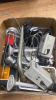 3 BOXES GLASS CAMERAS ETC