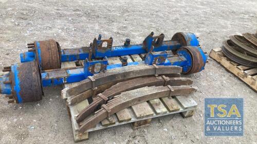 TRAILER AXLE C/W SPRINGS