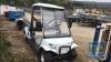 WHITE GOLF BUGGY