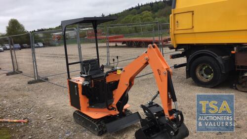 ROCK MICRO DIGGER , NEW & UNUSED , C/W HITCH & BUCKES , PLUS VAT