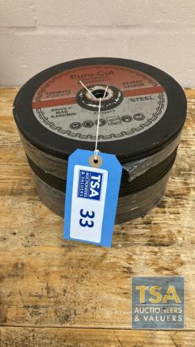 Quantity Euro Abrasives Discs - 230x6x22mm