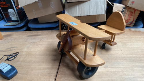 TOY WOODEN PLANE