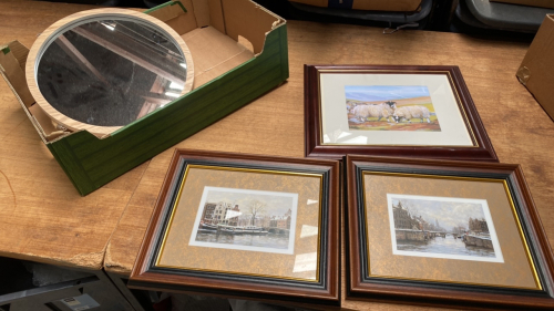 BOX 3 PICTURES & MIRROR