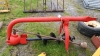 Auger hole borer on three point linkage