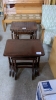 2 NESTS TABLES & 3 DRAWER CABINET