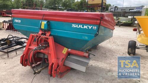 RECO SULKY FERT SPREADER WITH C/BOX & PTO