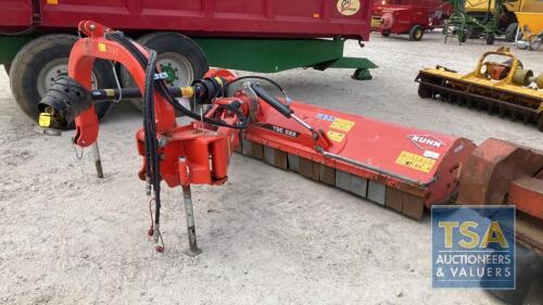 KUHN TBE222 OFFSET FLAIL TOPPER WITH PTO