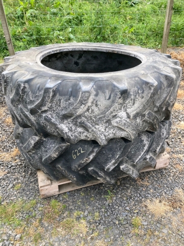 TRACTOR TYRES 16.9XR34 . Location of Items: QUOYBRAE