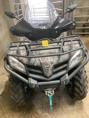 QUADBIKE CFMOTO 450CC, P/S ROAD REGISTERED KEY IN OFFICE. Location of Items: QUOYBRAE