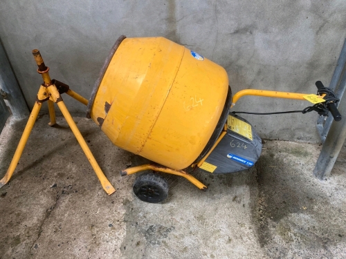 BELLING CEMENT MIXER . Location of Items: QUOYBRAE