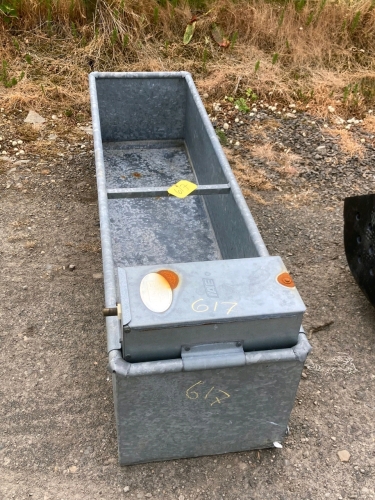 IAE 6FT CATTLE TROUGH AND SERVICE BOX. Location of Items: QUOYBRAE