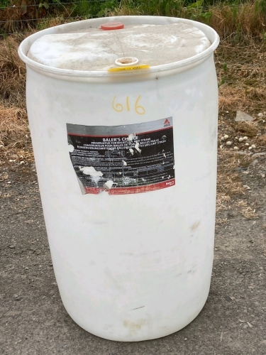 45 GALLON CLEAR DRUM . Location of Items: QUOYBRAE