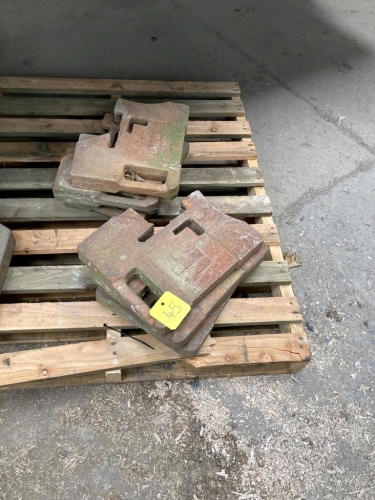 6 X INTERNATIONAL TRACTOR WEIGHTS