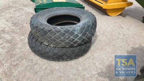 2 X TRACTOR GRASS TYRES 14.9-24