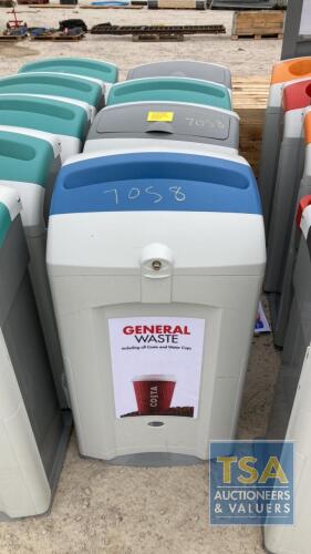 9 RECYCLING BINS