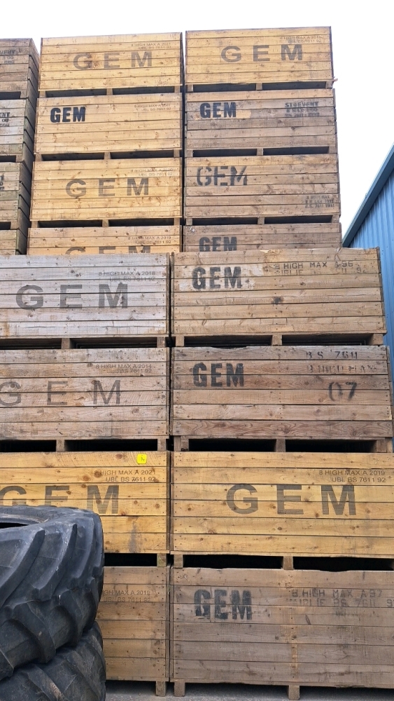 124 Class 8 Potato Boxes (To be sold £'s per Box)