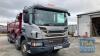 EY64 CFP - Scania P-5RS C-Class P410 8x4 Rigid Tipper Lorry c/w