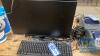 2 No. Ilyama Flatscreen Monitors c/w Keyboards