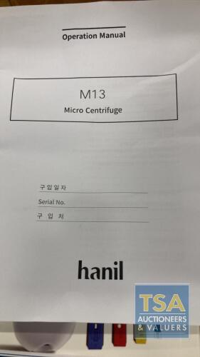 Hanil M13 Micro Centrifuge