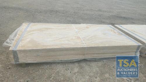 13 SHEETS NEW OSB STIRLING BOARDS 2.4M X 1.2